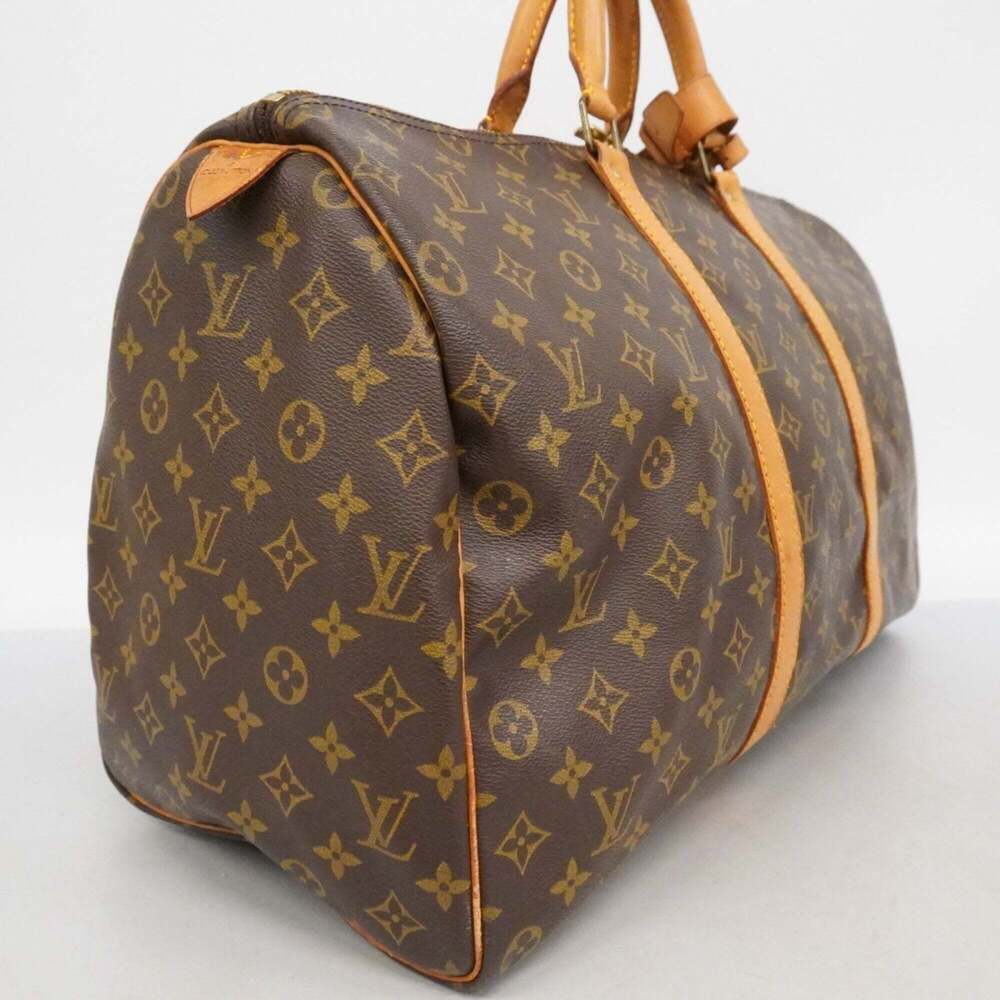 LOUIS VUITTON Brown Monogram Keepall 50 Boston Bag - Picture 2 of 15